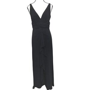 VTG ONYX Nite Womens Ruched Babydoll Gown Dress Size 8‎ Formal Evening Timeless